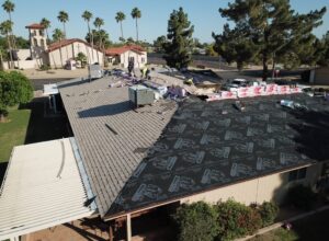 preparing for a roof repair, roof repair prep in Phoenix