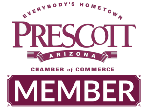 Prescott Arizona Chamber of Commerce Member logo.