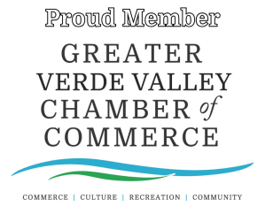 Proud Member of Greater Verde Valley Chamber of Commerce logo design.