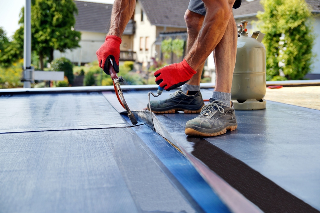 roof repair on commercial roof