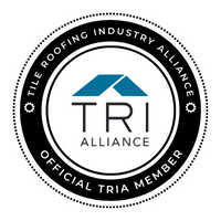 Tile Roofing Industry Alliance official member badge with logo.
